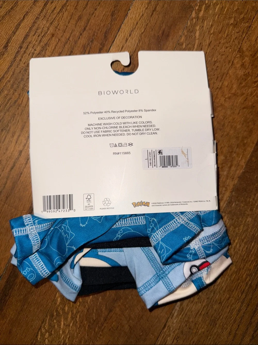 •BIOWORLD•NWT SNORLAX & POKÉMON BALLS LOGO BOXER BRIEFS SIZE LARGE